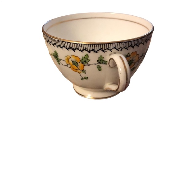 Vintage Aynsley Yellow Floral Teacup - Picture 2 of 11